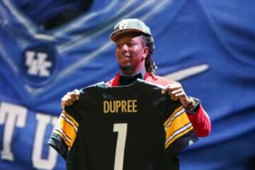 Los Steelers no dudaron en coger a Bud Dupree, un jugador que se preveía que iba a ser top 10 en esta primera ronda.