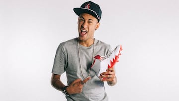 El delantero brasileño del PSG, Neymar, durante una campaña de Nike.