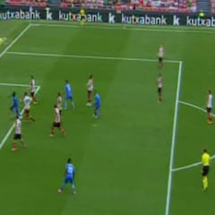 Gol fantasma del Getafe no concedido por Melero López