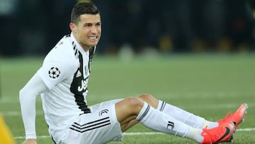 Soccer Football - Champions League - Group Stage - Group H - BSC Young Boys v Juventus - Stade de Suisse, Bern, Switzerland - December 12, 2018  Juventus&#039; Cristiano Ronaldo reacts  REUTERS/Denis Balibouse