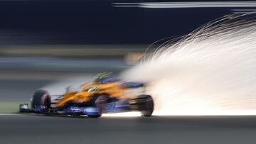 La Fórmula 1 echa chispas en la noche de Qatar