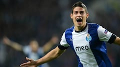 James Rodr&iacute;guez durante un partido con Porto.