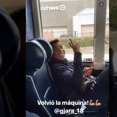 "¡La máquina!": La cálida bienvenida de Vidal a Jara