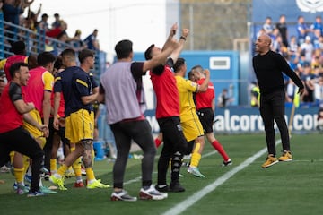 La llegada de Nafti al banquillo de Santo Domingo ha mejorado los números del Alcorcón.