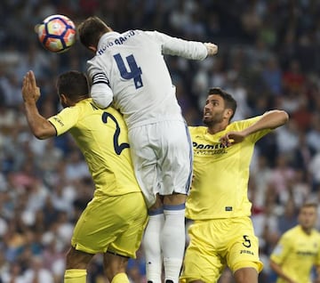 Sergio Ramos gets his head on another cross to help out his side.