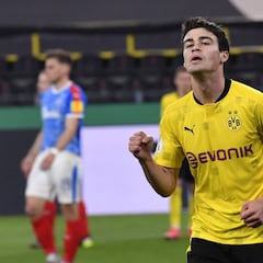 Gio Reyna con gol histórico y doblete en la DFB Pokal