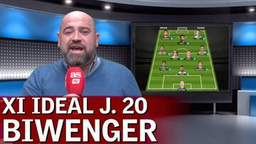 Nacho lidera el once ideal de la jornada 20 en Biwenger