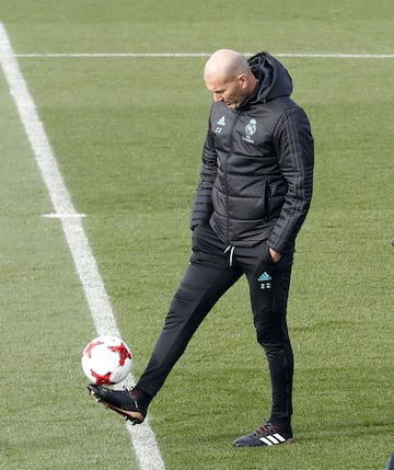 El entrenamiento del Madrid antes de volver a la Copa