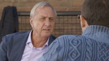 Cruyff, en el programa de Risto Mejide en 'Viajando con Chetser'.