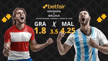 Granada CF vs. Málaga CF: horario, dónde ver, pronósticos y clasificación