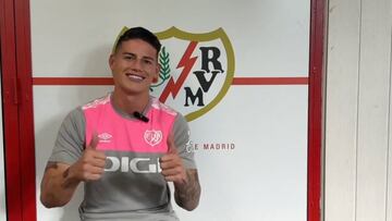James Rodríguez y sus primeras palabras en Rayo Vallecano