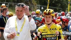 Vingegaard, con Eddy Merckx