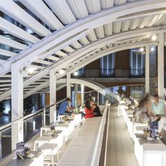 Descubre la terraza secreta en un famoso museo de la capital en un oasis gastronómico con las vistas más artísticas