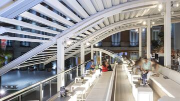 Descubre la terraza secreta en un famoso museo de la capital en un oasis gastronómico con las vistas más artísticas