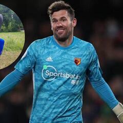 La asombrosa flexibilidad del guardameta del Watford Ben Foster