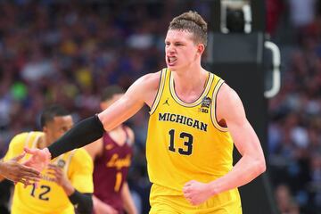Las imágenes del triunfo de los Wolverines en el Final Four