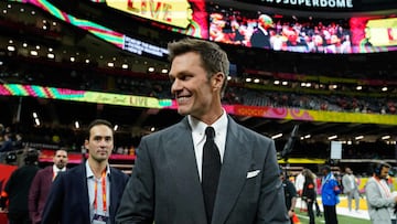 The legendary quarterback is commentating on his first Super Bowl, and he’s sporting a fancy timepiece.