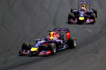 Sebastian Vettel y Daniel Ricciardo