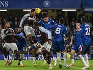 A late Aston Villa goal sealed all three points at Stamford Bridge.