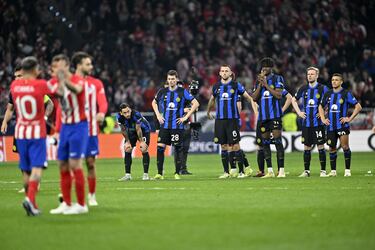 El equipo neroazzurri se puso en ventaja en el primer partido del partido de cuartos. Llegaba como uno de los cocos de la competición, pero no contaba con el Atlético. El equipo de Simeone consiguió igualar la eliminatoria en el partido de vuelta y pasó por penaltis. Un palo para los italianos.