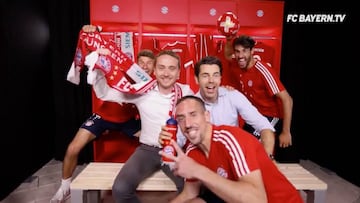 ¡Los jugadores del Bayern "trolean" a sus aficionados!