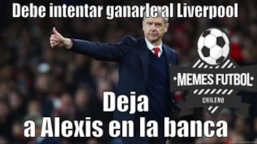 Los memes que se burlan de Arsenal y la suplencia de Alexis