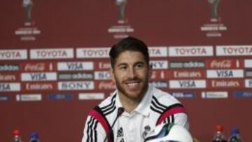 Sergio Ramos, en rueda de prensa.