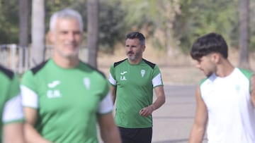 Ania, en un entrenamiento en la ciudad deportiva