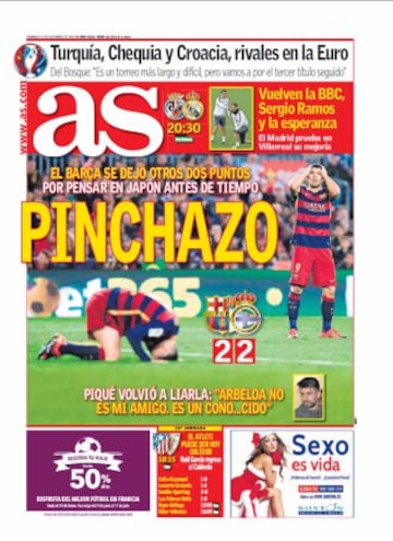 Las portadas de AS de diciembre