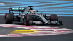 Lewis Hamilton (Mercedes W10). Francia, F1 2019. 