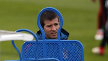 Celades, en el entrenamiento de la Sub-21, oposita para ser técnico del Celta.