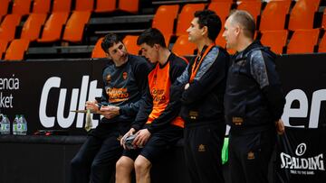 13/02/24 BALONCESTO
ENTRENAMIENTO DEL VALENCIA BASKET - ALEX MUMBRU - JAIME PRADILLA