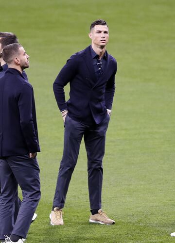 Cristiano Ronaldo ha vuelto a la Madrid para el partido de Champions ante el Atlético de Madrid tras su marcha del Real Madrid a la Juventus.