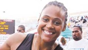 <b>VICTORIOSA. </b>Marion Jones ganó en Martinica, pero con una marca muy pobre de 11.28 en 100 metros.