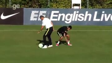 Neymar rozó el ridículo: ¡tiró un caño a su técnico y fracasó!