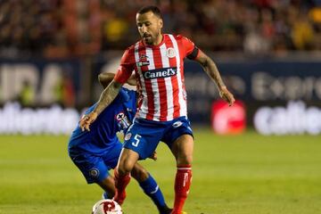 Mario Abrante, durante un partido de Liga MX