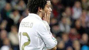 Marcelo fue examinado de su lesión en el adductor