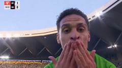 Tu primer gol en un derbi y lo metes de chilena: vean lo de Antony porque fue mucho