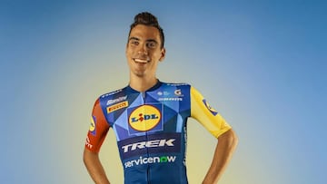 Juan Ayuso, con los colores del Lidl-Trek.