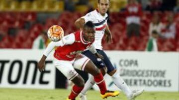 Santa Fe empató con Cerro Porteño en Bogotá en la primera fecha de la fase de grupos.