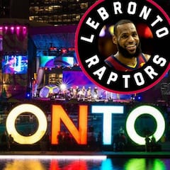 LeBronto: Toronto cambia de nombre tras el recital de LeBron