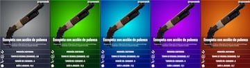 Todas las escopetas con acci&oacute;n de palanca de la Temporada 5 de Fortnite