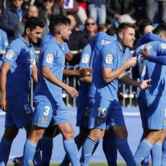 El Fuenla, cooperativa del gol con once artilleros distintos