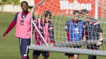 Abdoulaye, en un entrenamiento.