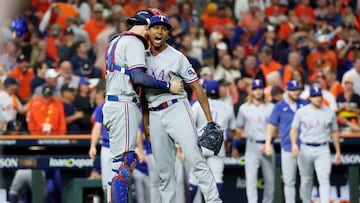 The Rangers swarm Framber Valdez in the first and then hold on for dear life, surviving a Houston claw-back in a nail biter to take Game 2 of the ALCS.