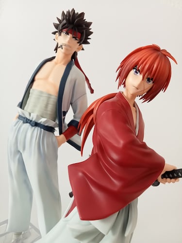 Fans de ‘Kenshin: el guerrero samurái’, aquí están la figuras definitivas de Kenshin y Sanosuke que no os podéis perder