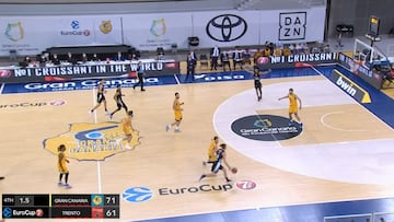 Resumen del Gran Canaria vs Trento de la Eurocup