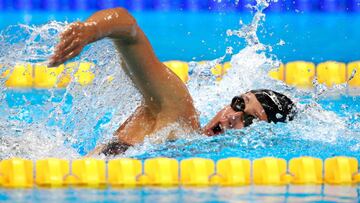 Mireia Belmonte, en las semifinales del 800 libre de natación de los Juegos Olímpicos de Río.