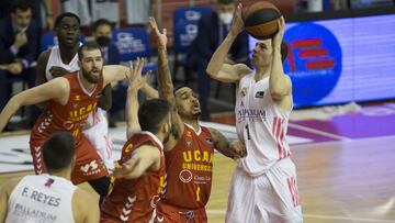 07/03/21 BALONCESTO
LIGA ACB LIGA ENDESA
UCAM CB MURCIA REAL MADRID BALONCESTO
CAUSEUR