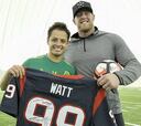 J.J Watt, con la selección mexicana en la Copa América